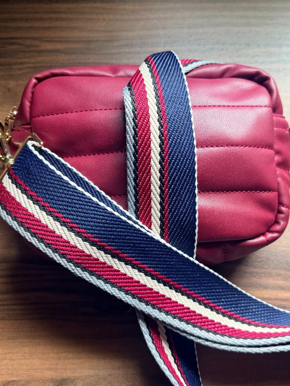 Ahdorned Vegan Leather Quilted Crossbody - Rare